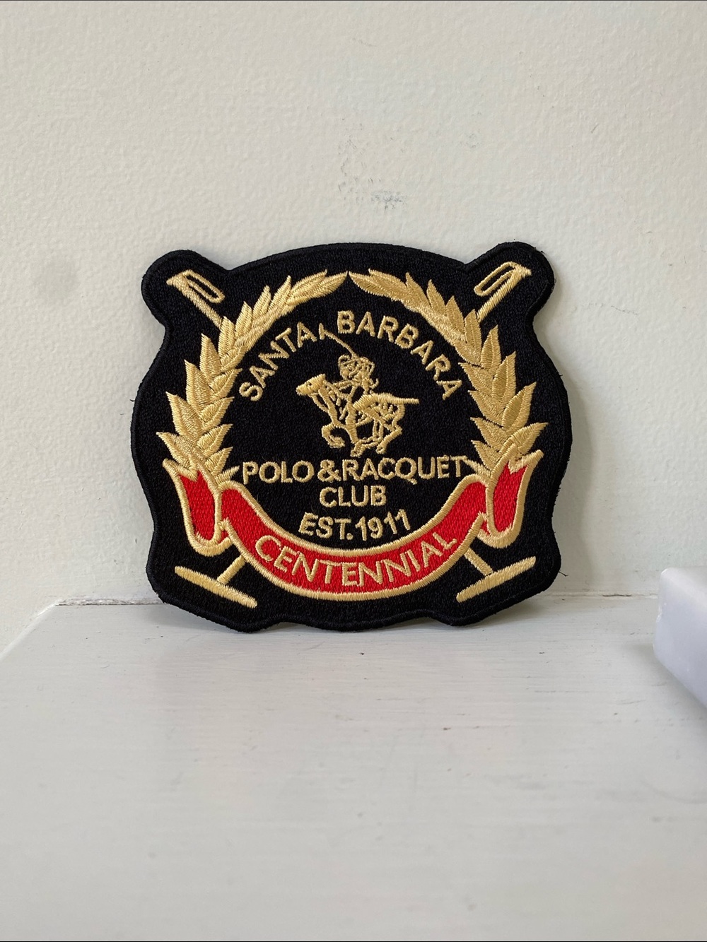 Santa Barbara Centennial Patch - Black/Gold/Red